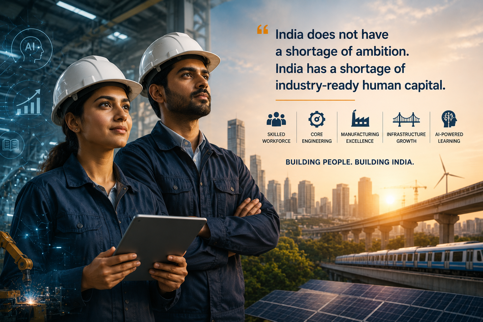 Human Capital: What India Needs to Become a World Leader in Skilling for Core Engineering, Manufacturing, and Infrastructure