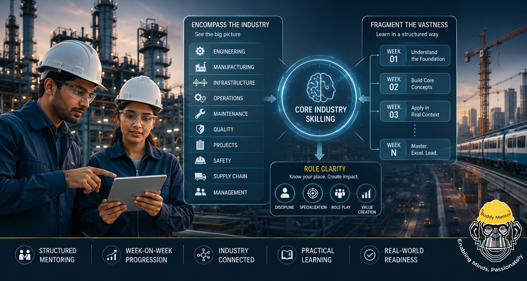 The Real Challenge of Core Industry Skilling: Encompassing and Fragmenting